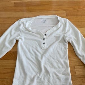 White button down long sleeve Women’s Small